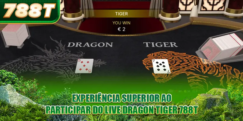 Experiência superior ao participar do Live Dragon Tiger 788T